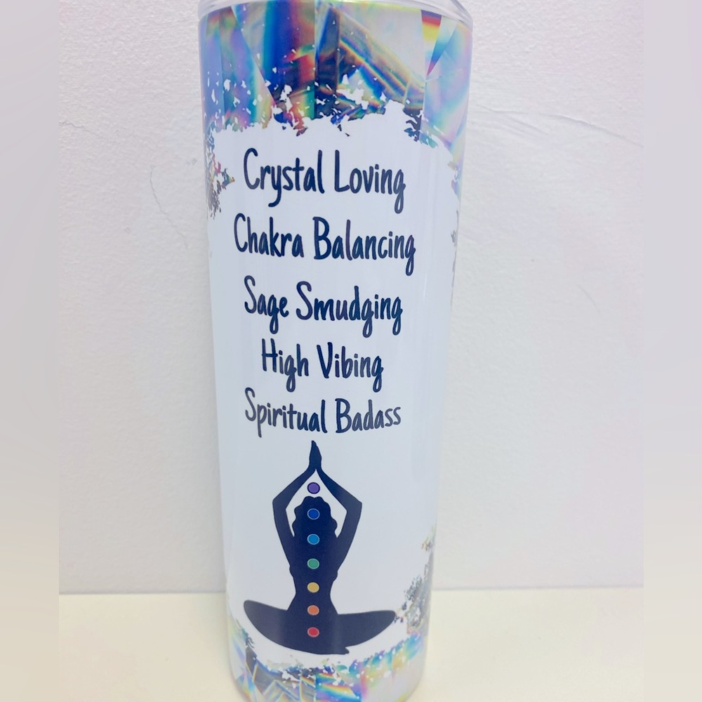 Yoga inspired tumbler